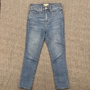 Madewell The Perfect Vintage Jean High Rise Tapered Medium Wash  Denim Size 24